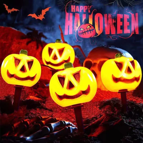 Halloween Outdoor Decor Solar Pumpkin Light