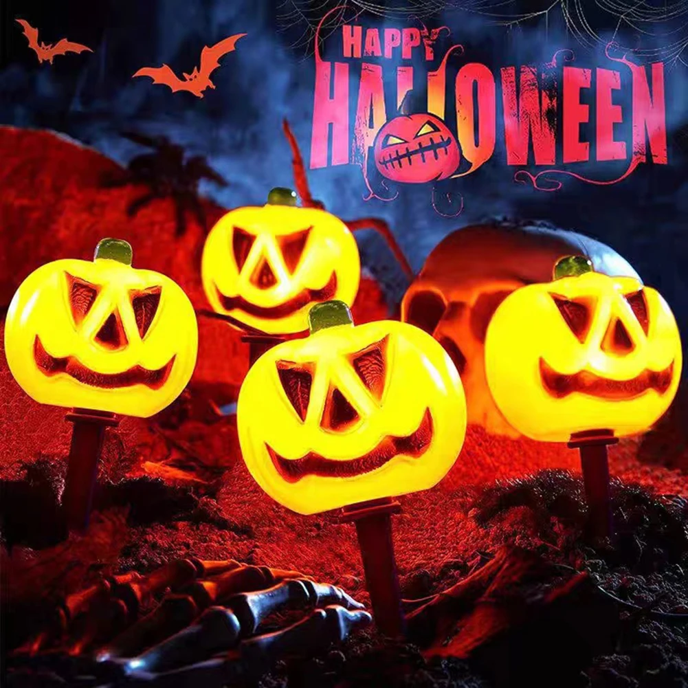 Halloween Outdoor Decor Solar Pumpkin Light