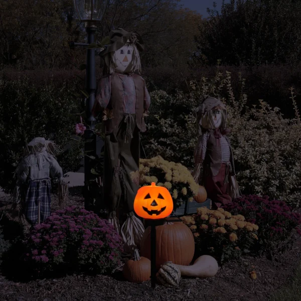 Halloween Outdoor Decor Solar Pumpkin Light - Image 6