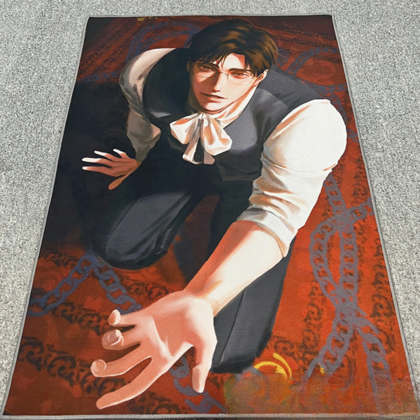 Anime Male Servant Design Rug, Add a Touch of Romantic Charm - Image 2