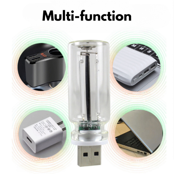 Touch Car USB Light, Retro Vibe Car Interior - Image 8