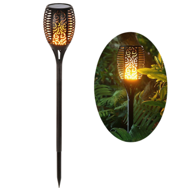 Garden Decoration Flickering Solar Torch Light - Image 12