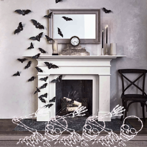 Luminous Halloween Decor The Waving Window Skeleton Light - Image 4
