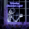 Luminous Halloween Decor The Waving Window Skeleton Light