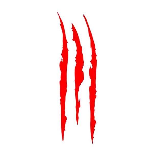 Horror Halloween Headlight Car Sticker: Monster Claw Scratch & Bleeding Red Blood - Image 20