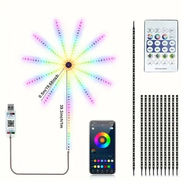 Symphony Sound Control Fireworks LED Strip Light - Image 10