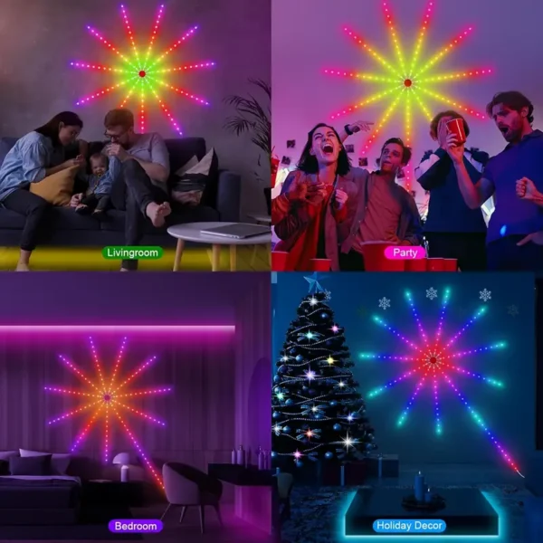 Symphony Sound Control Fireworks LED Strip Light - Image 4