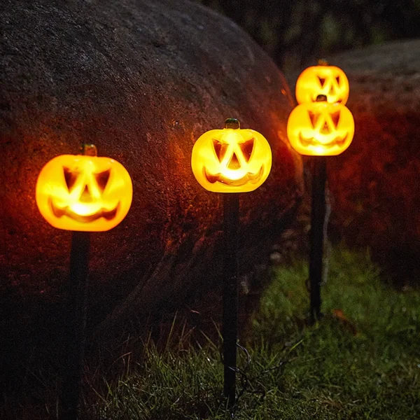 Halloween Outdoor Decor Solar Pumpkin Light - Image 7