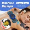 Electric Massage Pad, Muscle Stimulator For Body Pain Relief