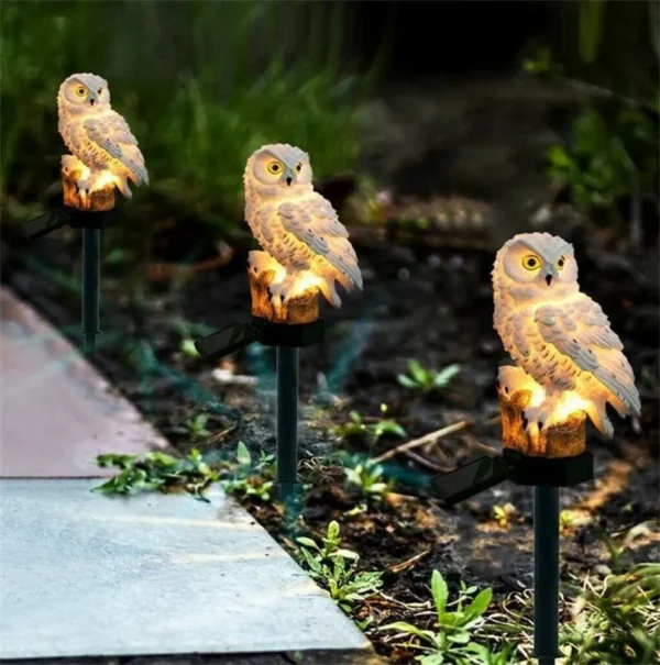Outdoor Decor Charming Owl Solar Light - Image 7