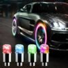 Colorful LED Glow Valve Flash Lights for Night Biking