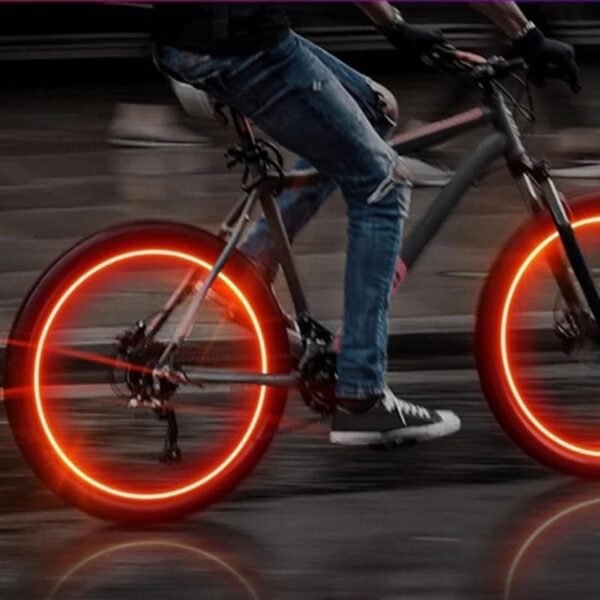Colorful LED Glow Valve Flash Lights for Night Biking - Image 3