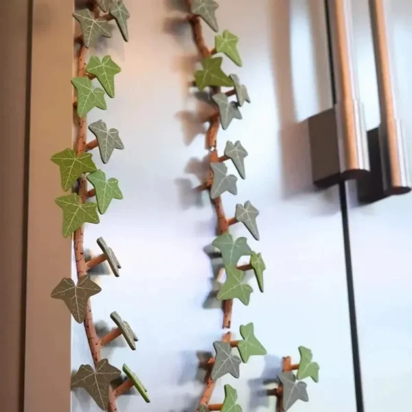 3D Climbing Vine Fridge Magnets, English Ivy & Morning Glory - Image 2