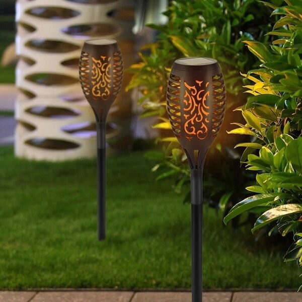 Garden Decoration Flickering Solar Torch Light - Image 3