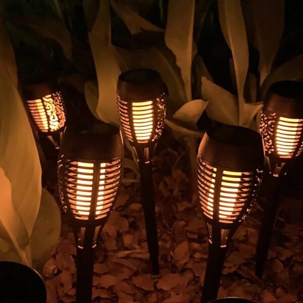 Garden Decoration Flickering Solar Torch Light - Image 5