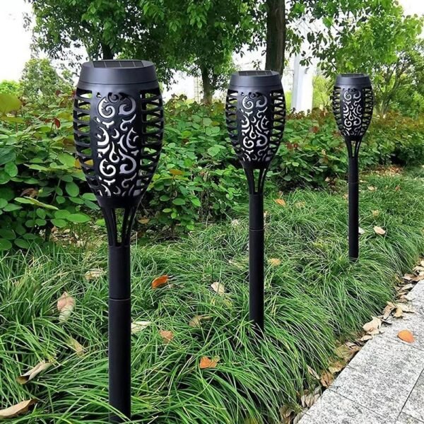 Garden Decoration Flickering Solar Torch Light - Image 7