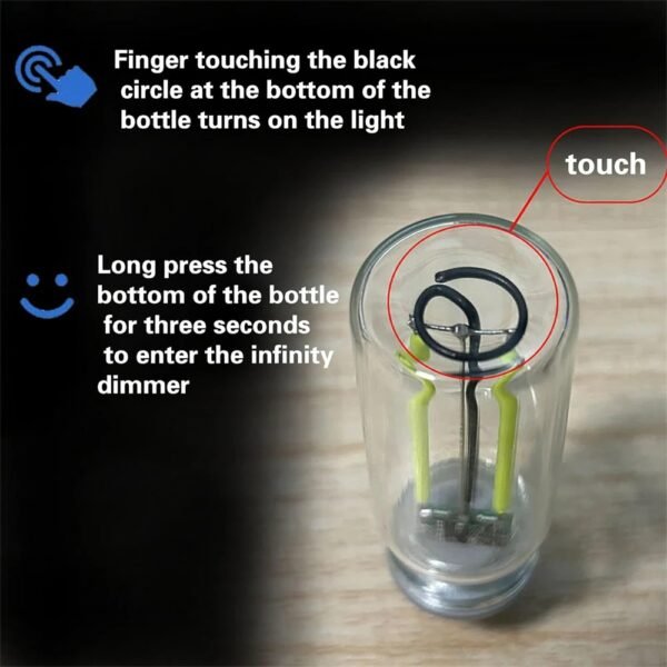 Touch Car USB Light, Retro Vibe Car Interior - Image 7