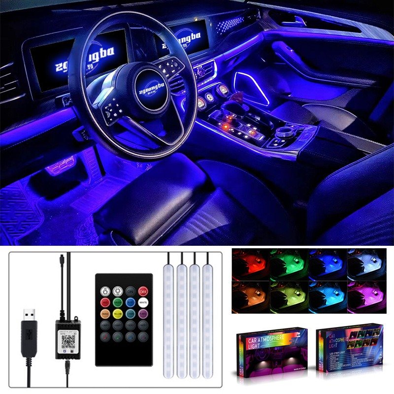⚡Flash Sale⚡ New Upgraded Car LED Light With Music Modes, APP & Remote Control