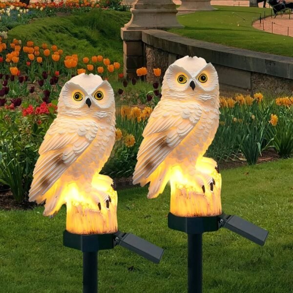 Outdoor Decor Charming Owl Solar Light - Image 5