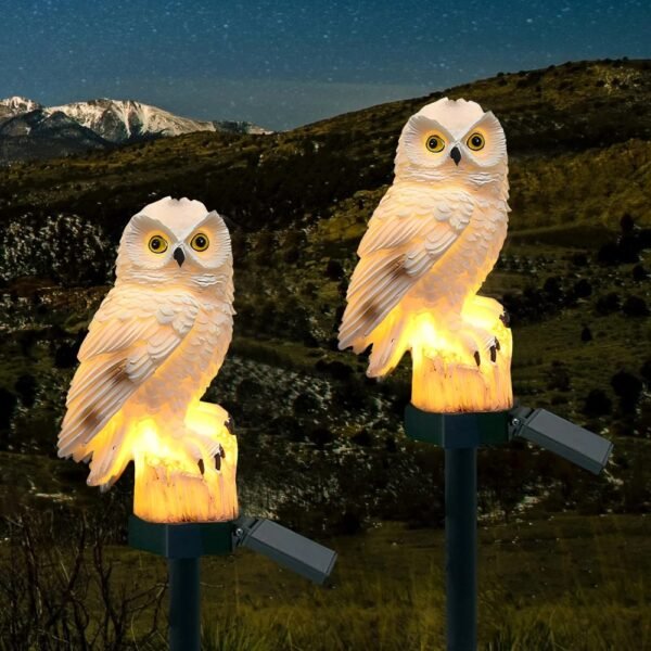 Outdoor Decor Charming Owl Solar Light - Image 4