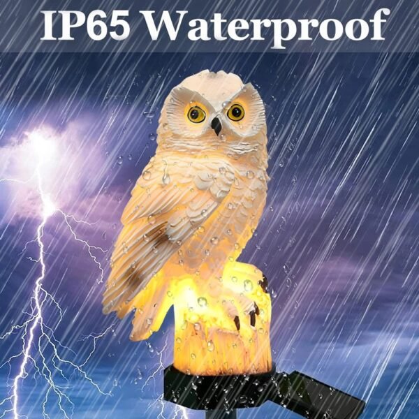 Outdoor Decor Charming Owl Solar Light - Image 8