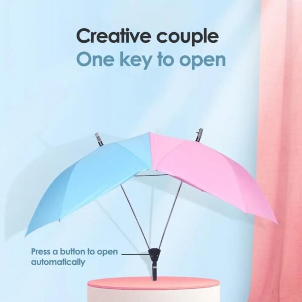 Creative Double Pole Umbrella For Couple & Family - Image 7