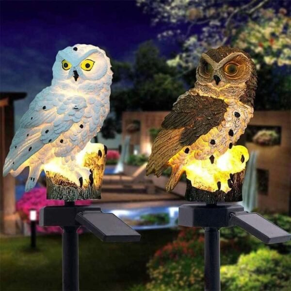 Outdoor Decor Charming Owl Solar Light - Image 3