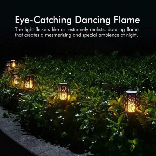 Garden Decoration Flickering Solar Torch Light - Image 10