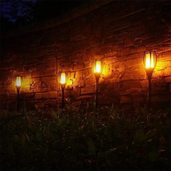 Garden Decoration Flickering Solar Torch Light - Image 9