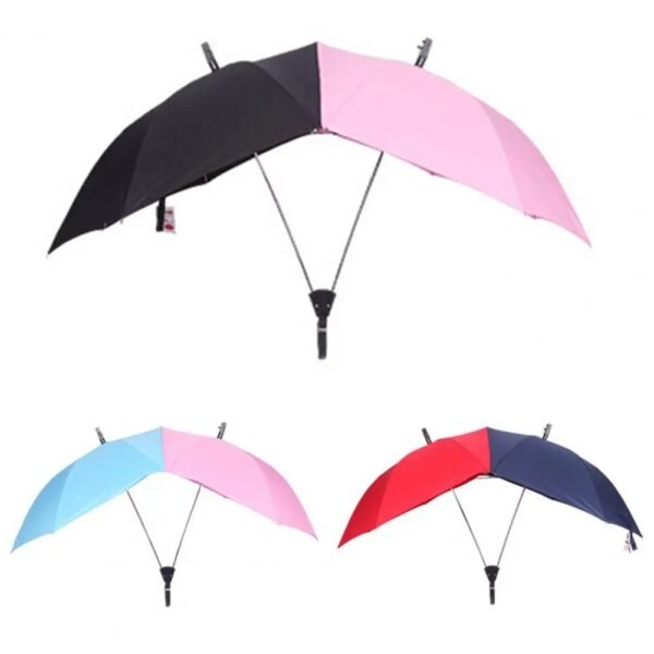 Creative Double Pole Umbrella For Couple & Family - Image 13