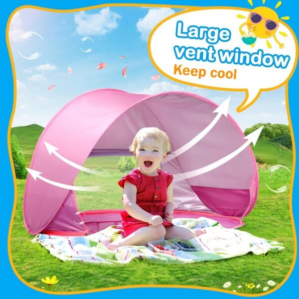 Waterproof UV Protecting Sunshelter Baby Beach Tent - Image 6