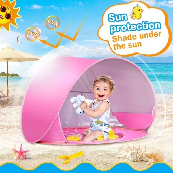 Waterproof UV Protecting Sunshelter Baby Beach Tent - Image 2