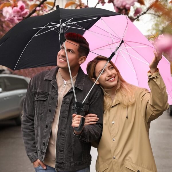 Creative Double Pole Umbrella For Couple & Family - Image 2