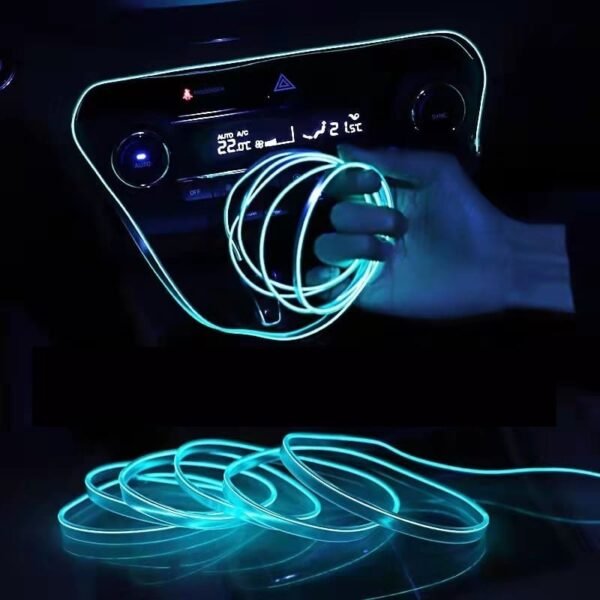 LED Neon Car Atmosphere Light Strip for Interior Decoration - Image 2