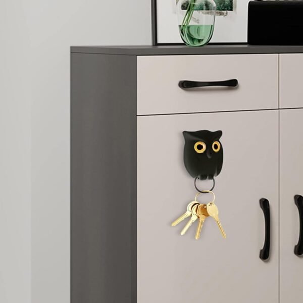 Magnetic Wall Hanging Night Owl Key Holder - Image 8