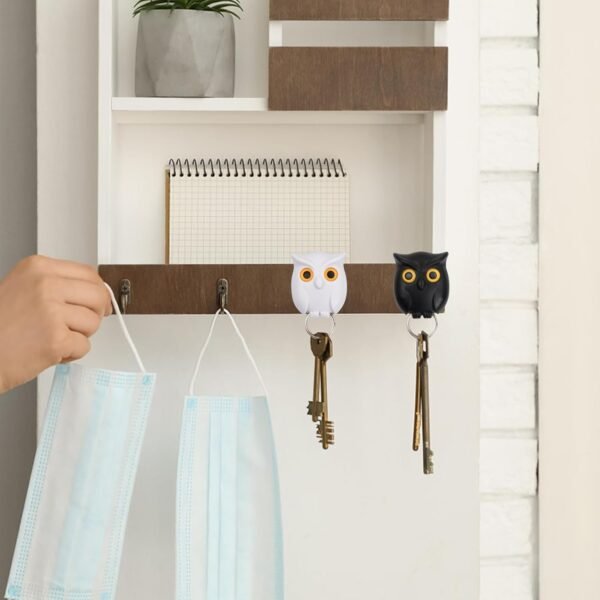 Magnetic Wall Hanging Night Owl Key Holder - Image 9