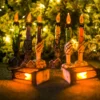 Halloween Outdoor Bone Decoration Skull Candle Light