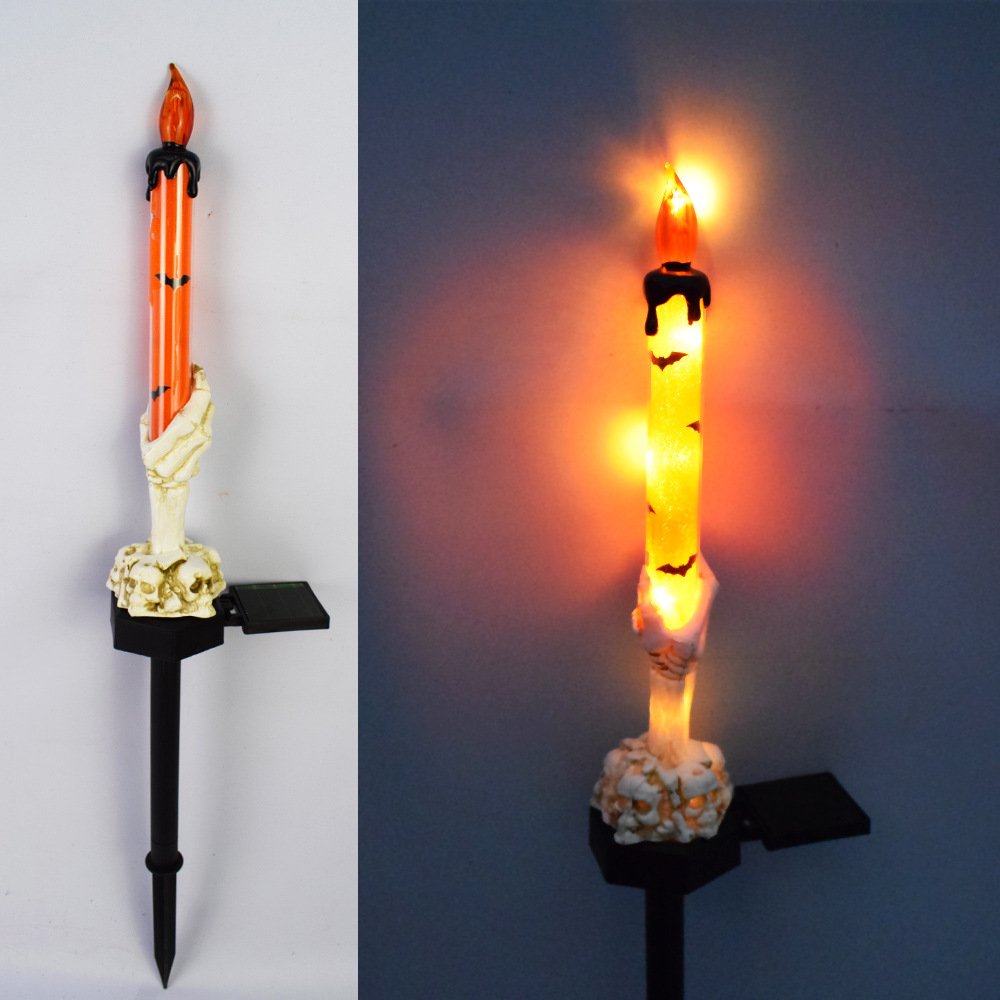 Halloween Outdoor Bone Decoration Skull Candle Light - Image 10