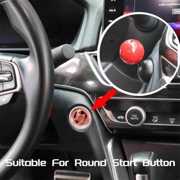 Joystick Ball-bar Car Start Button Cover Auto Decor - Image 13