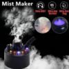 LED Colorful Mist Maker Fogger for Spooky Halloween Atmosphere