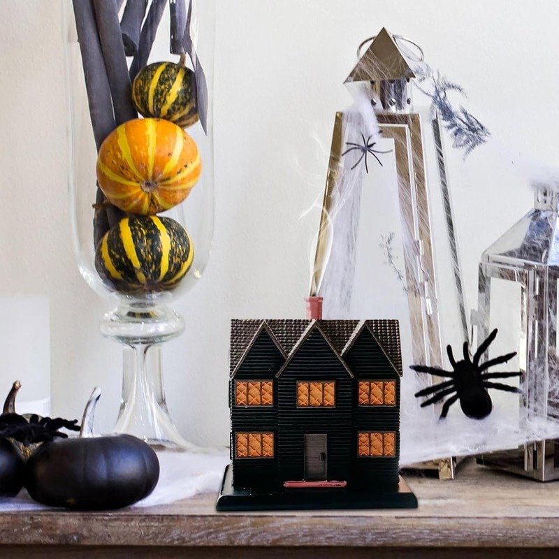 Halloween Haunted Salem Witch House Incense Burner - Image 7