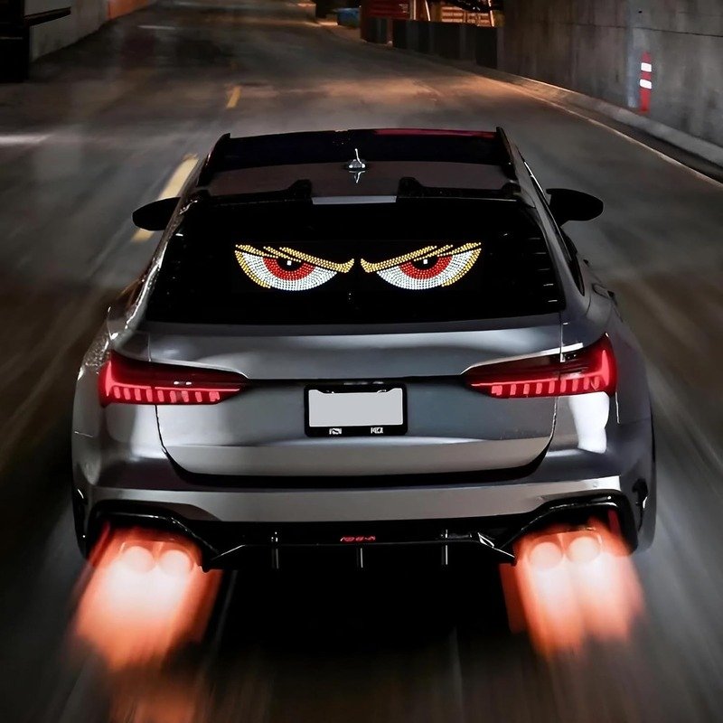 LED Dynamic Car Devil Eyes Sticker - Image 10