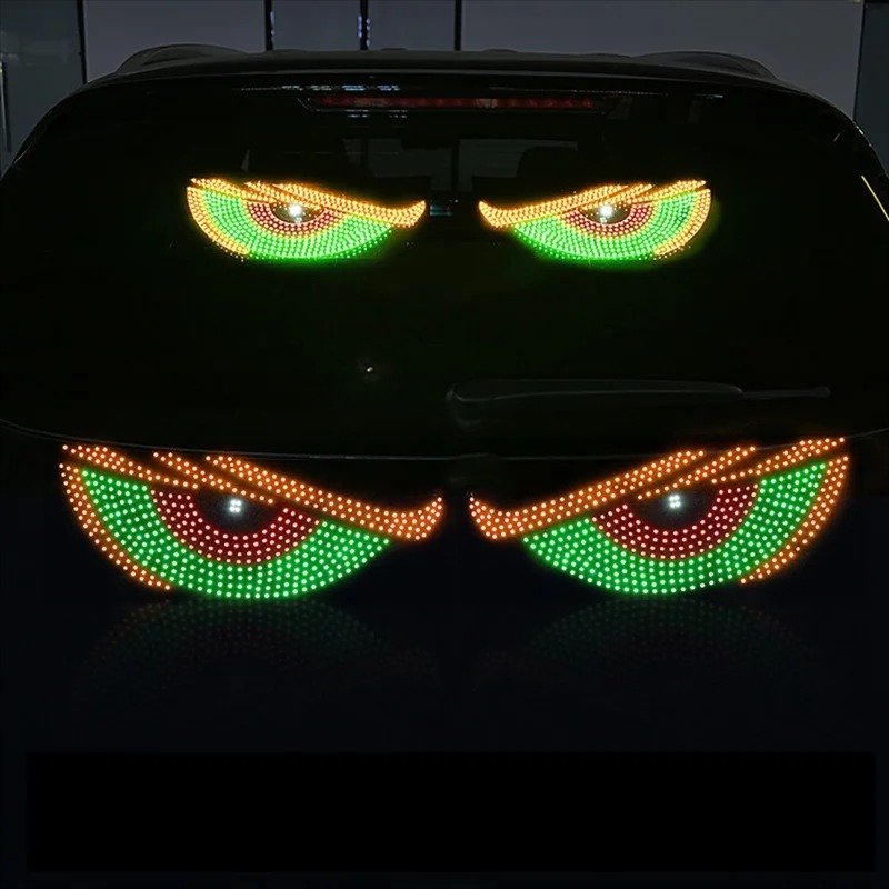 LED Dynamic Car Devil Eyes Sticker - Image 9