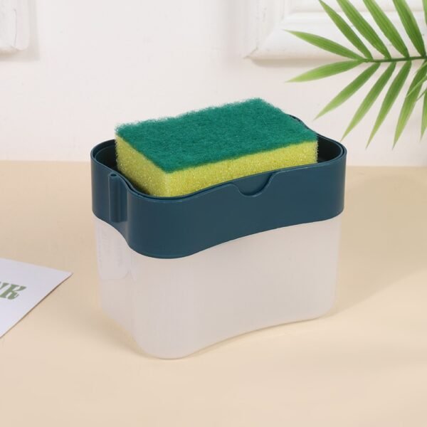 2in1 Soap Dispenser Pump With Sponge Holder - Image 7