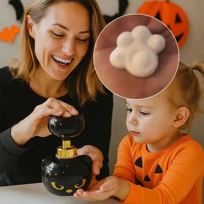 Cat Paw Soap Dispenser - Halloween Black Cat Paw Soap Dispenser Foaming Pump Bottle