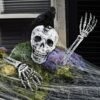 Spooky Halloween Realistic Skeleton Stakes