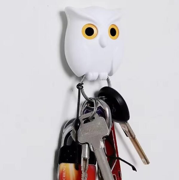 Magnetic Wall Hanging Night Owl Key Holder - Image 2