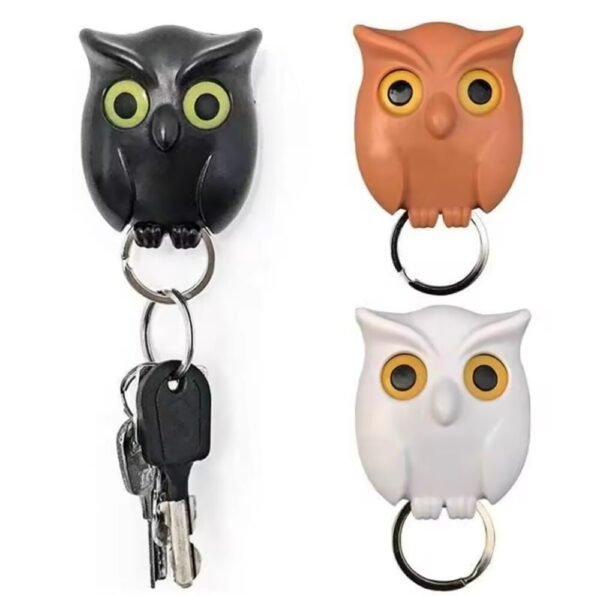 Magnetic Wall Hanging Night Owl Key Holder - Image 4