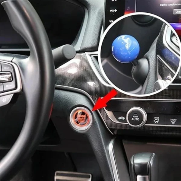 Joystick Ball-bar Car Start Button Cover Auto Decor - Image 8