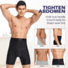 Slimming Waist Trainer Boxer Shorts High Elasticity Shapewear for Men